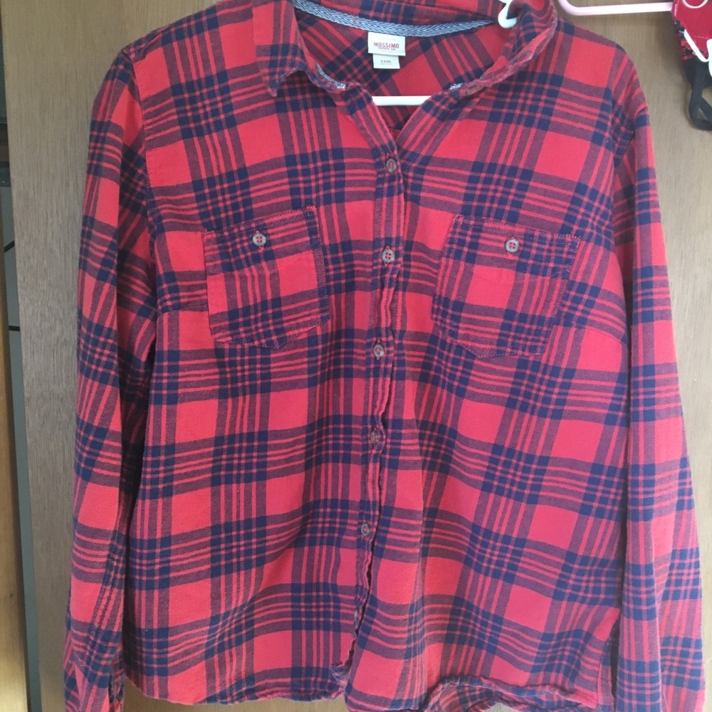 Flannel shirt by Mossimo.